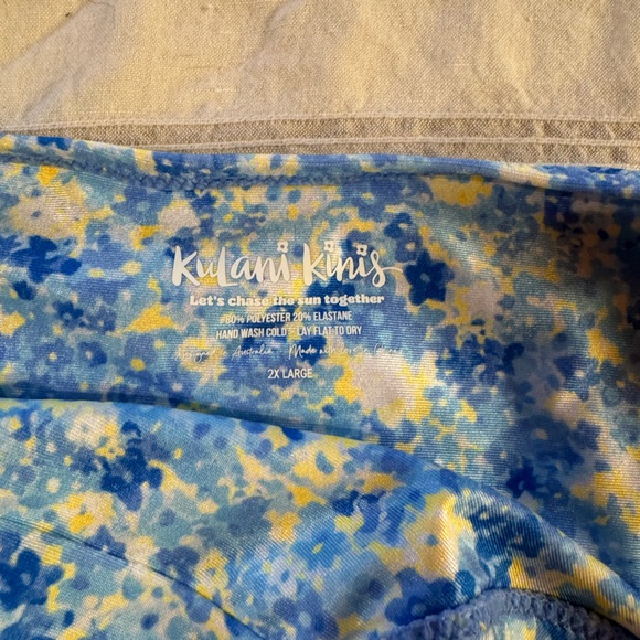 Kulani Kinis Vintage V Full Coverage Bikini Bottom - Love Story - Picture 3 of 5